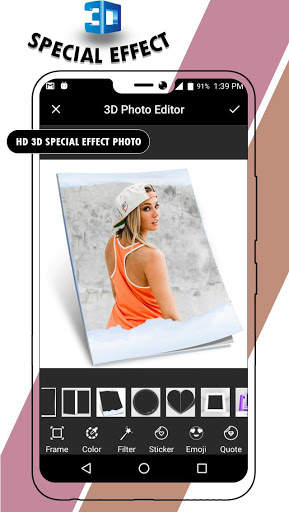 3D Effect Photo Editor 1 تصوير الشاشة