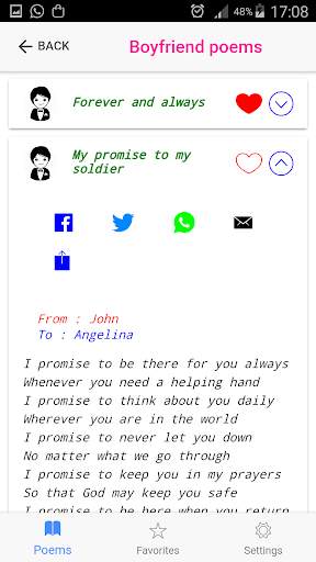 love poems sharing screenshot 6