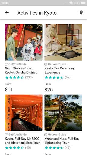 Kyoto Travel Guide in English with map screenshot 4