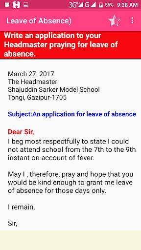 Letter & Application screenshot 7