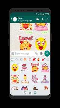 New Funny Emojis 3D Stickers WAstickerapps screenshot 3