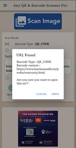 Any Qrcode and Barcode Scanner 7 تصوير الشاشة