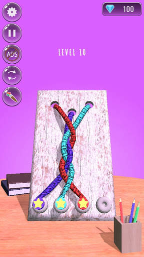 Rope Knots Untangle Master 3D screenshot 2