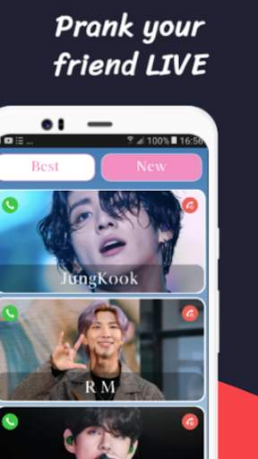 BTS Video Call and live Chat ☎️ ☎️ BTS Messenger screenshot 4