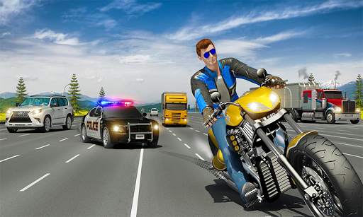 Tricky Moto Racing Traffic Highway Driving screenshot 1