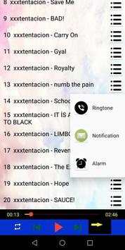Enjoy the latest songs from xxxtentacion 3 تصوير الشاشة
