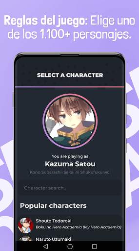 Smash or Pass Juego de anime screenshot 1