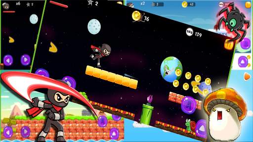ninja run: jungle adventure game. adventure world. screenshot 3