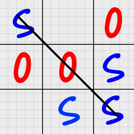SOS Game: Pen and Paper XOX 2.8