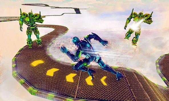 Super Flying Hero Monster Robot – Racing Simulator screenshot 1
