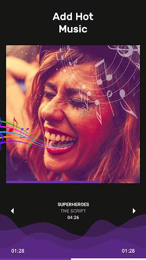 Music video maker - Photo video maker with music screenshot 2