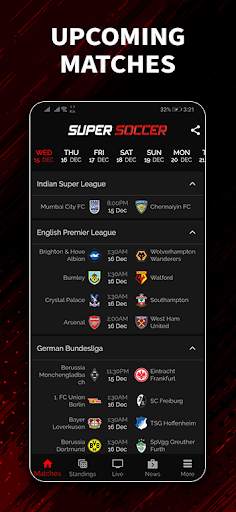 Super Soccer: Live Football TV screenshot 1