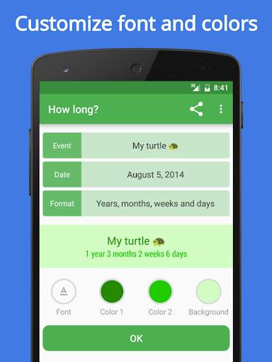 How Long Widget - Time Counter screenshot 2
