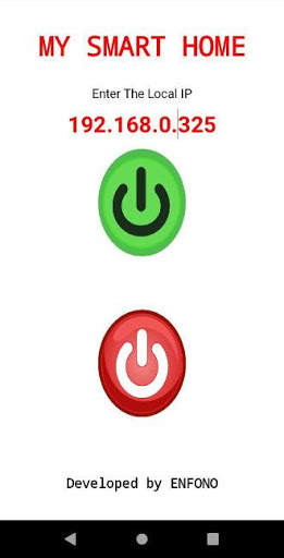 WiFi Home Automation App screenshot 1