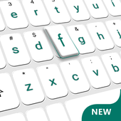 Keyboard For Chatting,Teal Color Theme keyboard أيقونة