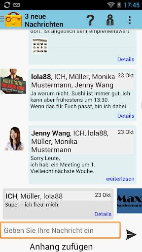 Keypa Daten-Safe und Messenger screenshot 2