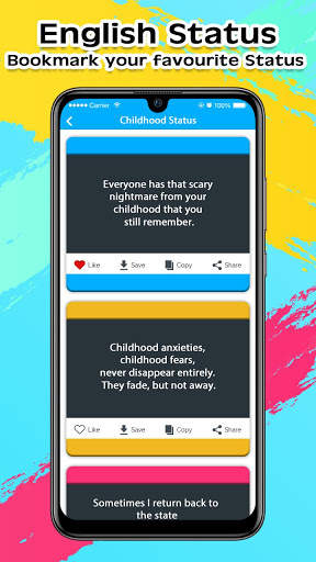 English Status - Best Attitude, Sad Status & Quote screenshot 5
