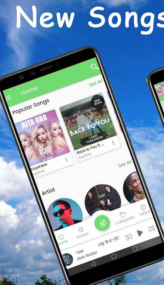 Beat Music Player - Offline & Online Mp3 screenshot 3