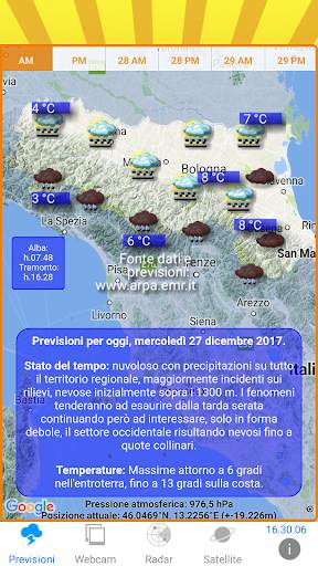METEO EMILIA ROMAGNA скриншот 1