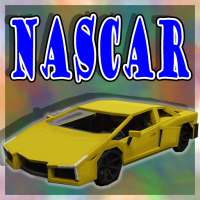Nascar Car Racing Minecraft Game Mod logo