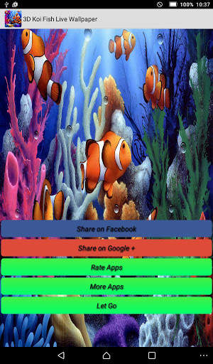 Koi Fish Live Wallpaper screenshot 5