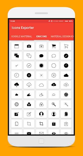 Icons Exporter 4 تصوير الشاشة