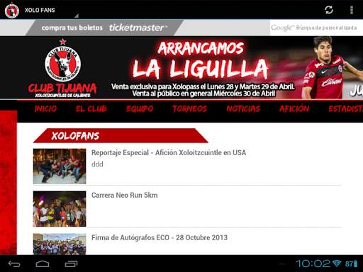 Xolos MX 7 تصوير الشاشة