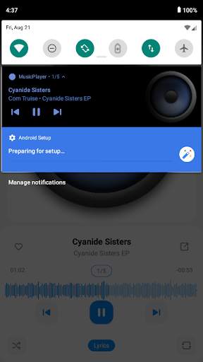 Black Music Player (no ads) screenshot 7