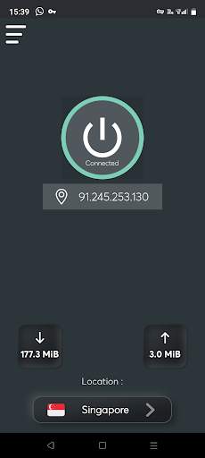 Singapore VPN - Safe VPN Proxy screenshot 1