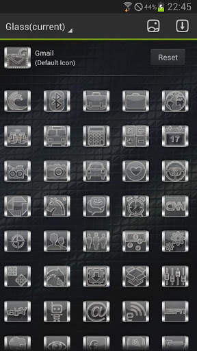 GLASS GO Launcher EX Theme скриншот 8