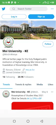 Moi University Student App скриншот 6