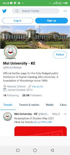 Moi University Student App screenshot 6