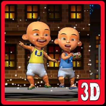 Temple Upin Car Ipin Run screenshot 1