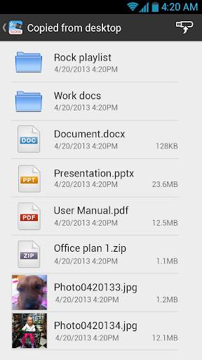SanDisk Wireless Flash Drive screenshot 3