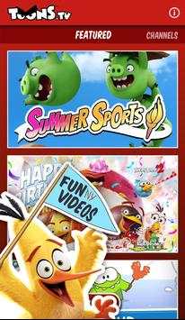 ToonsTV: Angry Birds video app स्क्रीनशॉट 1