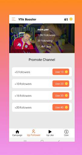 YTik : Boost Follower and like for TikTok screenshot 2