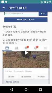 facebook video saver screenshot 1