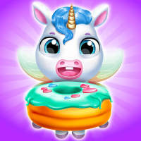 Unicorn Donut Maker – Sweet Treat Cake Donuts Shop logo