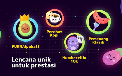 Numberzilla - Puzzle permainan screenshot 10