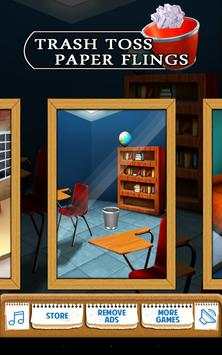 Trash Toss: Paper Flings screenshot 1
