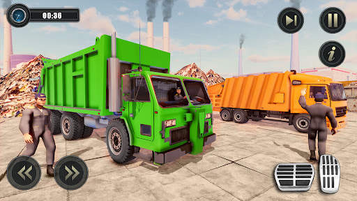 Garbage Clean Truck Driver Sim screenshot 5