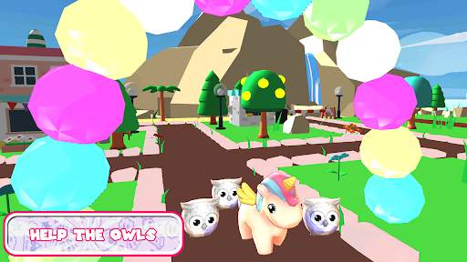 Baby unicorn game- Pony Runner screenshot 7