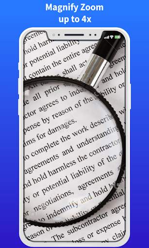 Magnifier Pro and magnifying glass with Flashlight screenshot 4