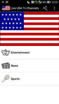 Live USA Tv Channels 1 تصوير الشاشة