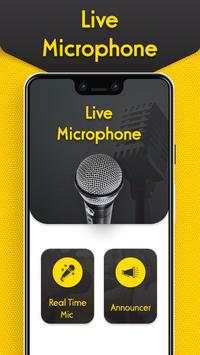 Live Phone Microphone – Mic Announcement & Speaker screenshot 1