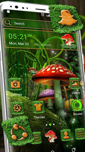 Mushroom Forest Launcher Theme screenshot 1