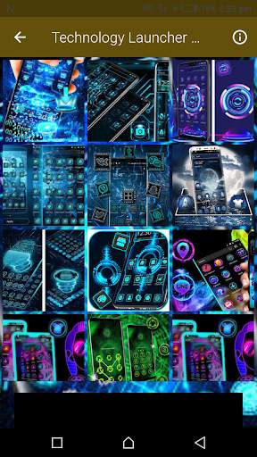 Technology Launcher Theme screenshot 1