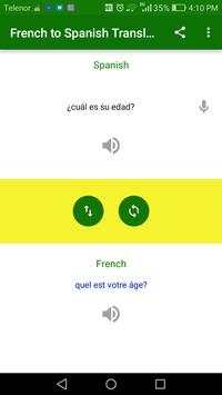 French Spanish Translator скриншот 4