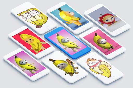 Banana Cat Wallpapers 4K HD screenshot 1