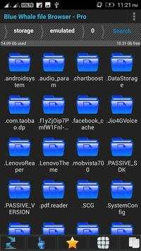 Blue Whale file Manager Browser - Pro screenshot 3